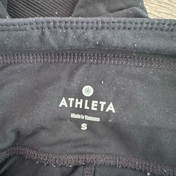 ATHLETA Excursion Tight Leggings Joggers‎ Ribbed in black size small - Picture 4 of 7